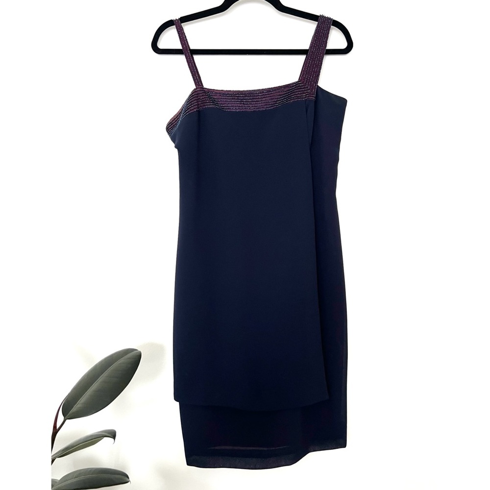 Navy Blue Cocktail Dress